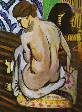 Desnudo Painting - Desnudo de espalda 1918 Resumen